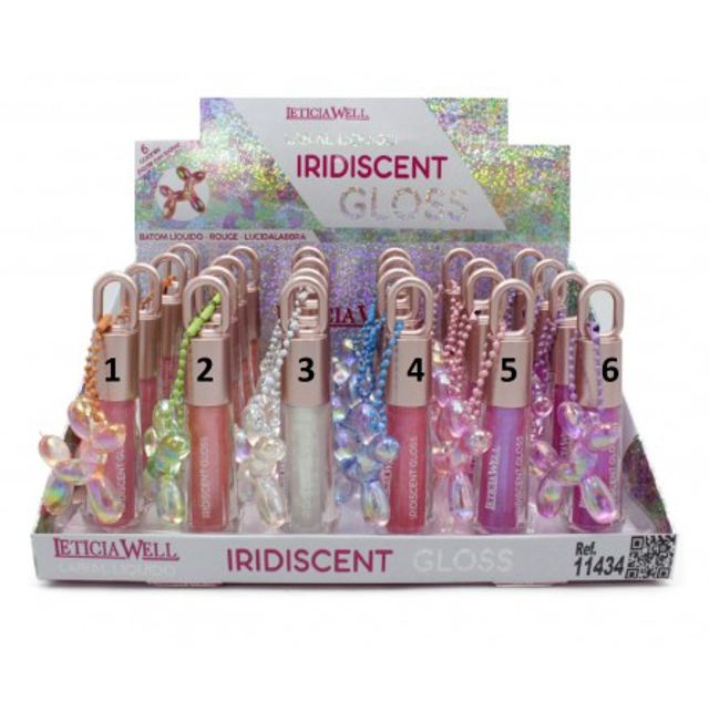 Lip gloss iridiscent