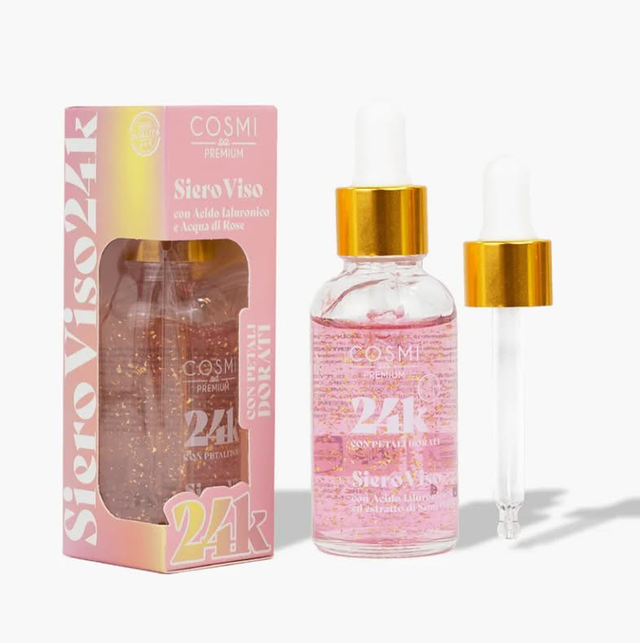 Suero facial de rosas 24k COSMI PREMIUN