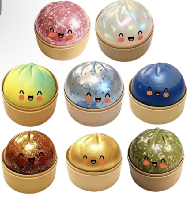 Squishy con luz /misterio /purpurina