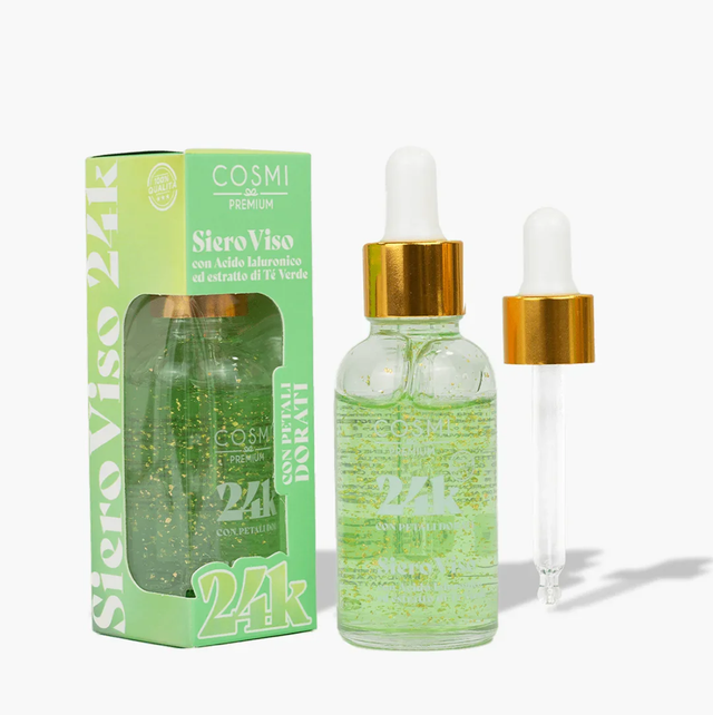 Suero Facial Té Verde 24K – Cosmi Milano