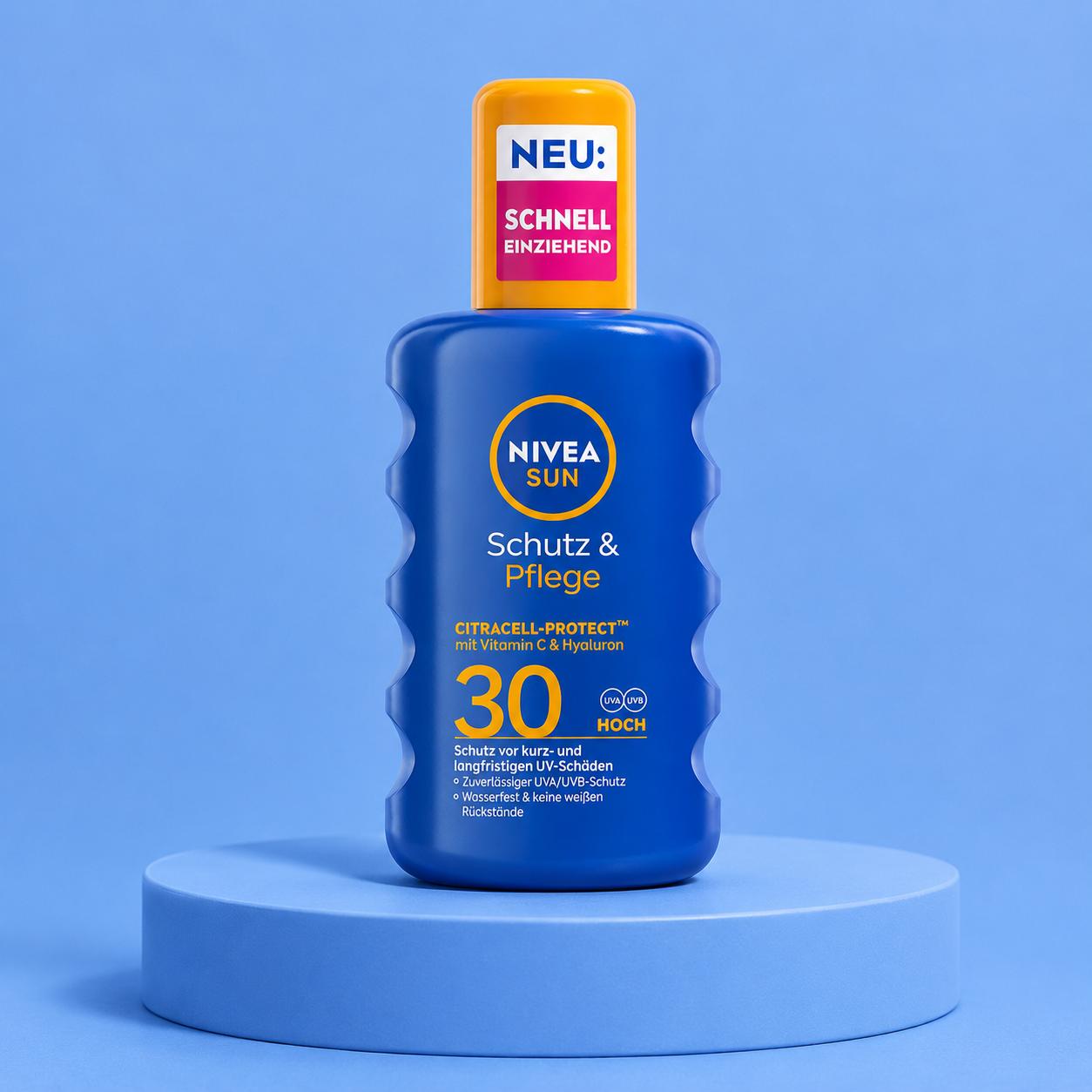 NIVEA Sun Spray Solar SPF 30 – Protección Alta de Absorción Rápida