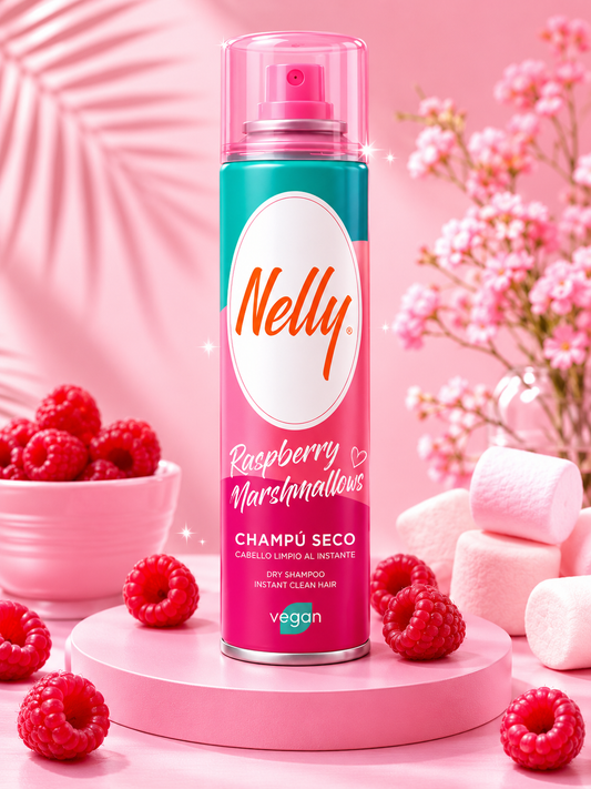 🩷 Champú Seco Nelly Raspberry & Marshmallows