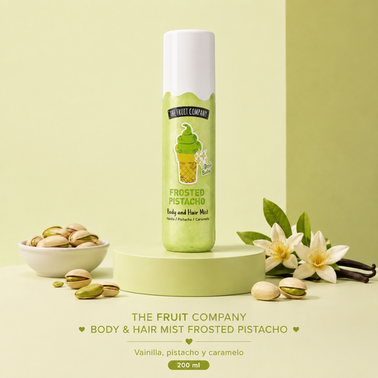 The Fruit Company Body & Hair Mist Frosted Pistacho – Bruma Corporal y Capilar con Brillo