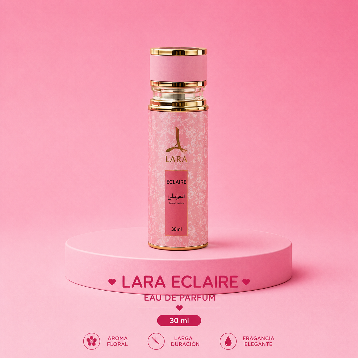 Perfume Yara Rosa (Eclaire) 30 ml – Fragancia Femenina