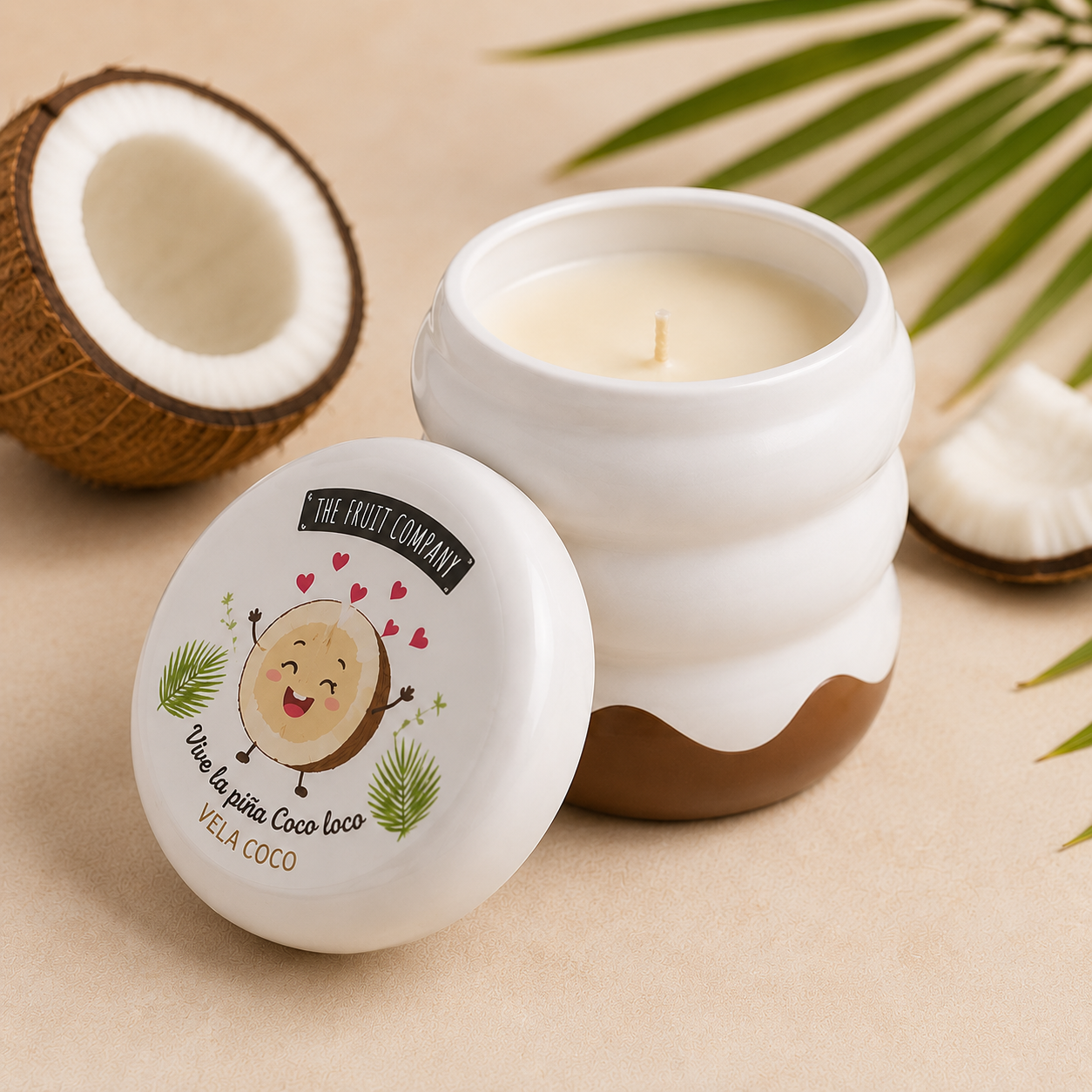 Vela Aromática The Fruit Company – Coco