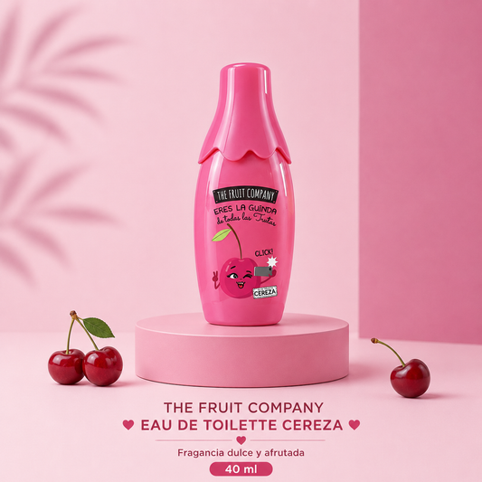 The Fruit Company Eau de Toilette Cereza 40 ml – Fragancia Dulce y Afrutada