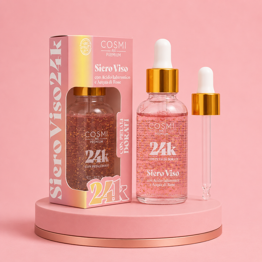 Suero facial de rosas 24k COSMI PREMIUN