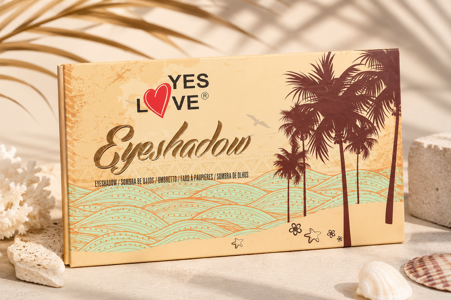 Paleta de Sombras Yes Love Eyeshadow – Tonos Naturales