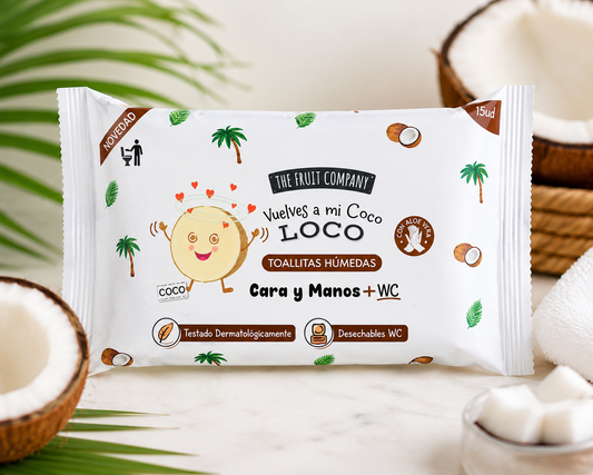 Toallitas Húmedas The Fruit Company – Coco