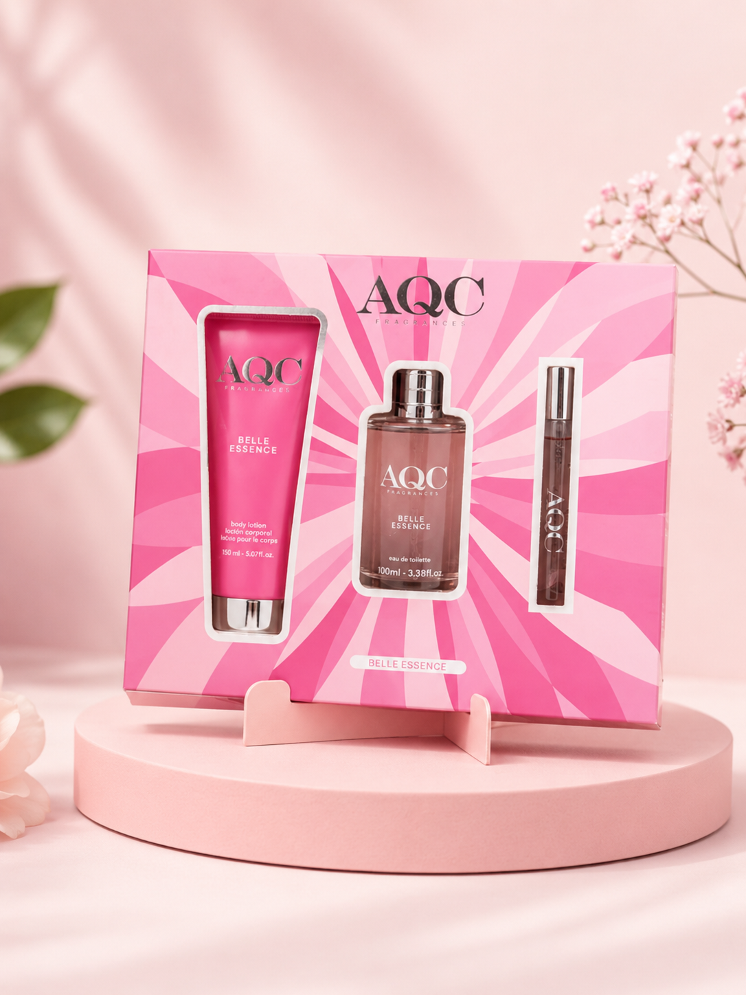 💖 Set de Perfume AQC Belle Essence – Elegancia en Cada Detalle