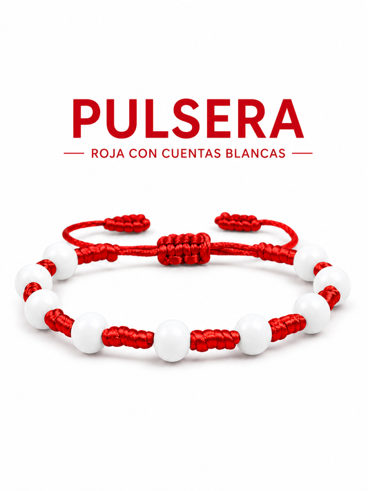 Pulsera 7 nudos roja