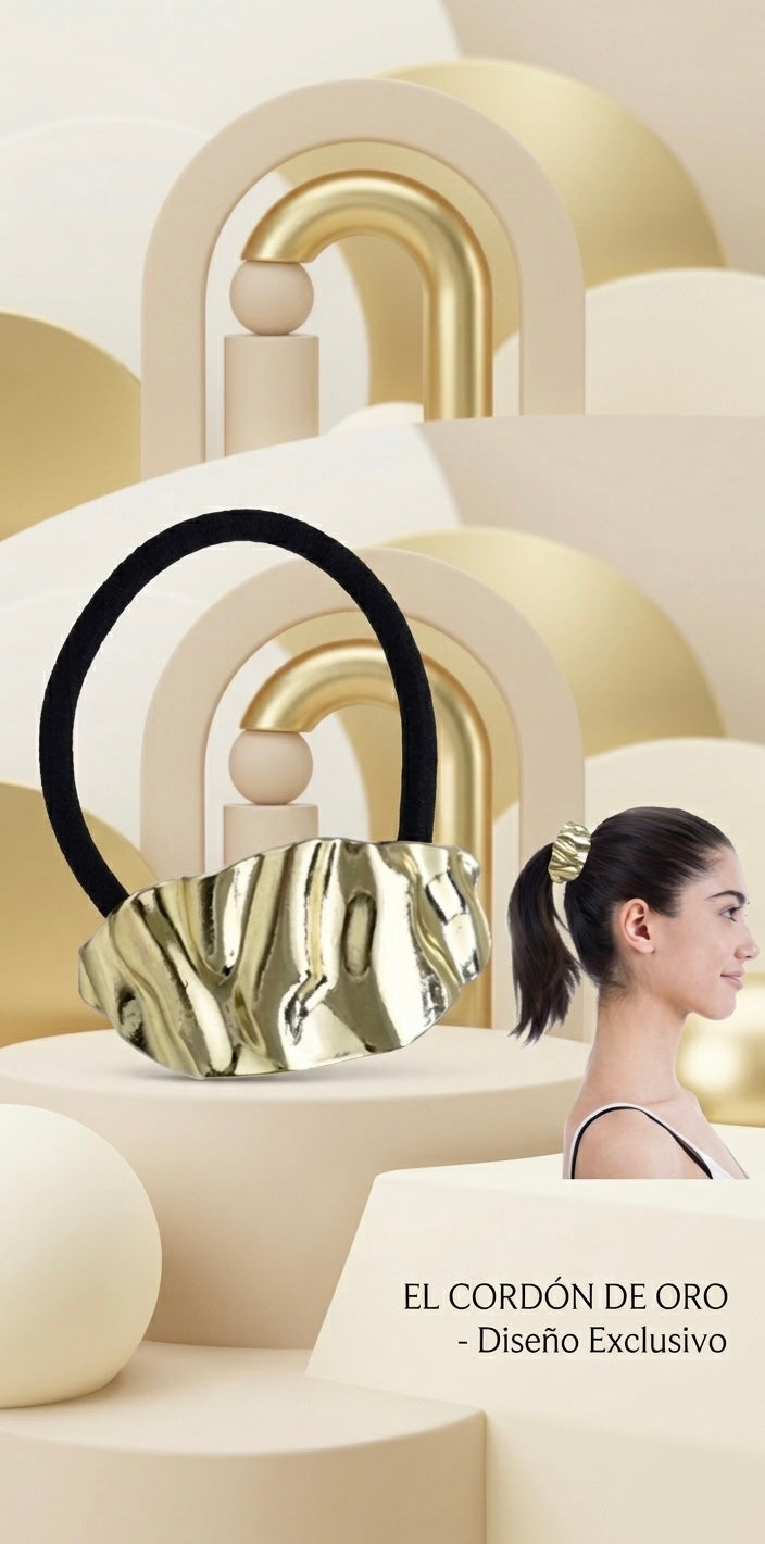 coletero con accesorios dorado