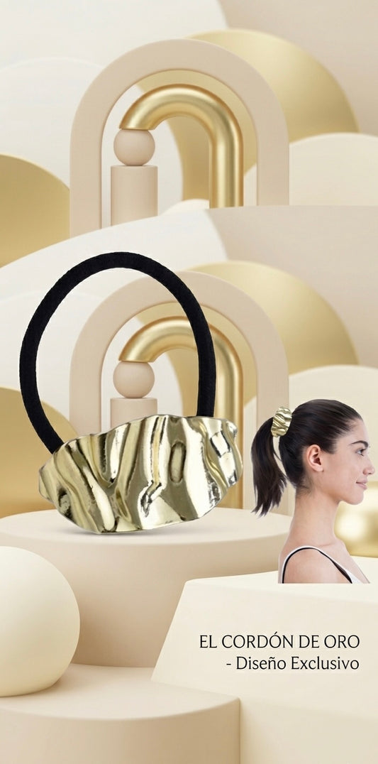 coletero con accesorios dorado