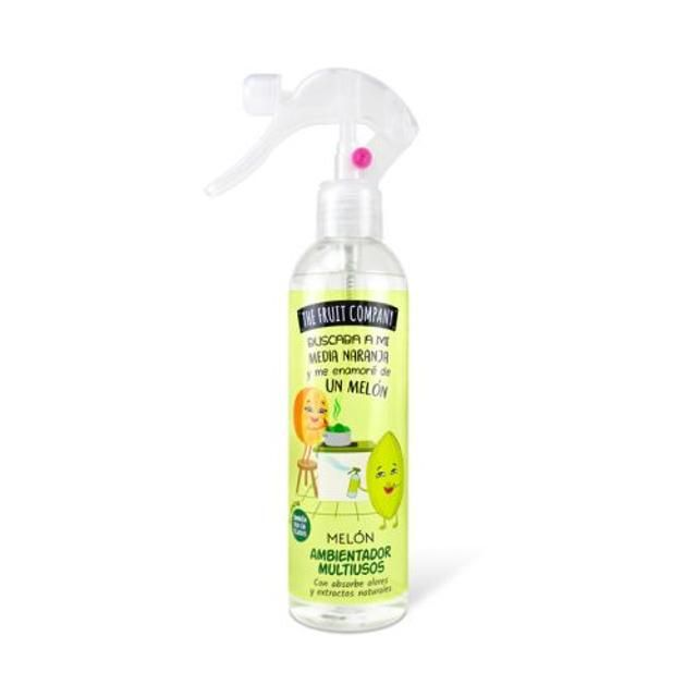 The Fruit Company Ambientador Multiusos Melón | Spray Perfumado para Hogar y Textiles