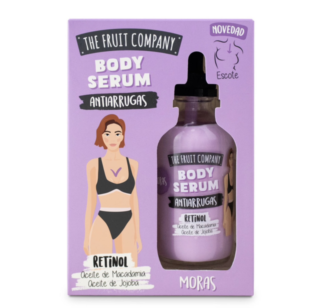 Sérum Corporal Antiarrugas Mora con Retinol – The Fruit Company 100 ml