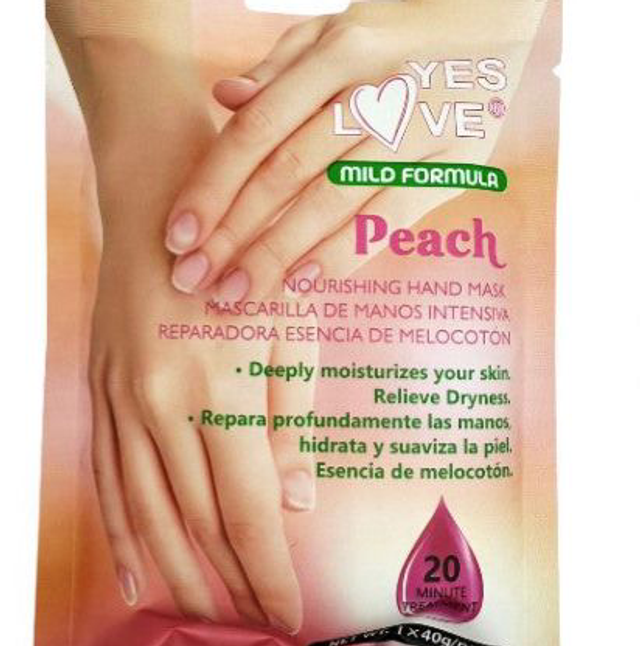 Mascarilla de manos yes love