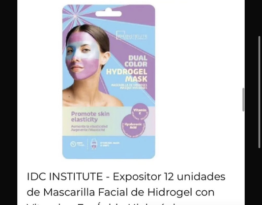 Mascarilla hidrogel con ácido hialuronico