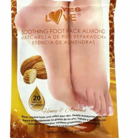 Mascarilla para pies yes love