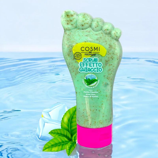 Cosmi Italia Refreshing Ice Effect Foot Scrub 180ml - Peppermint
