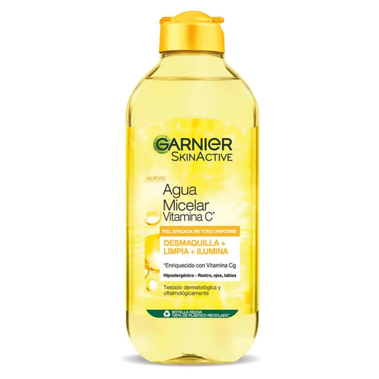 Agua micelar vitamina C