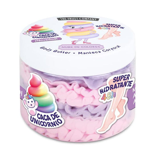 Manteca corporal nube de colores