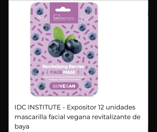 Mascarilla facial arándanos