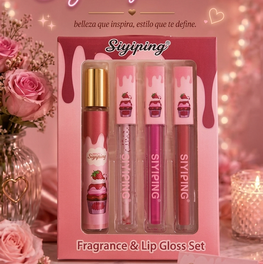 Frangancia / Lip gloss set