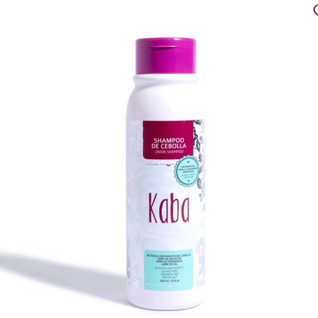 🧅 Champú de Cebolla Kaba – Fortalece y Estimula el Crecimiento del Cabello