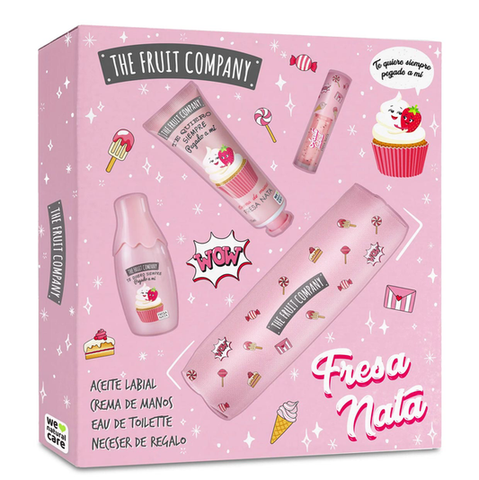 Estuche fruit company fresa / nata