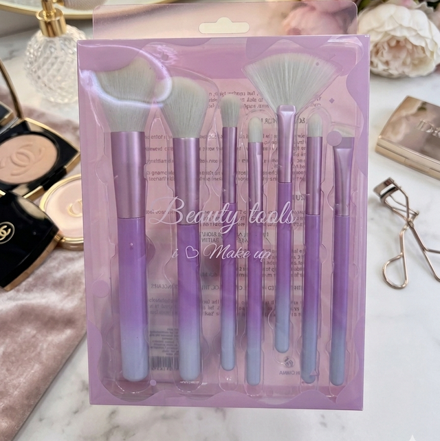 Set brochas maquillaje x 7