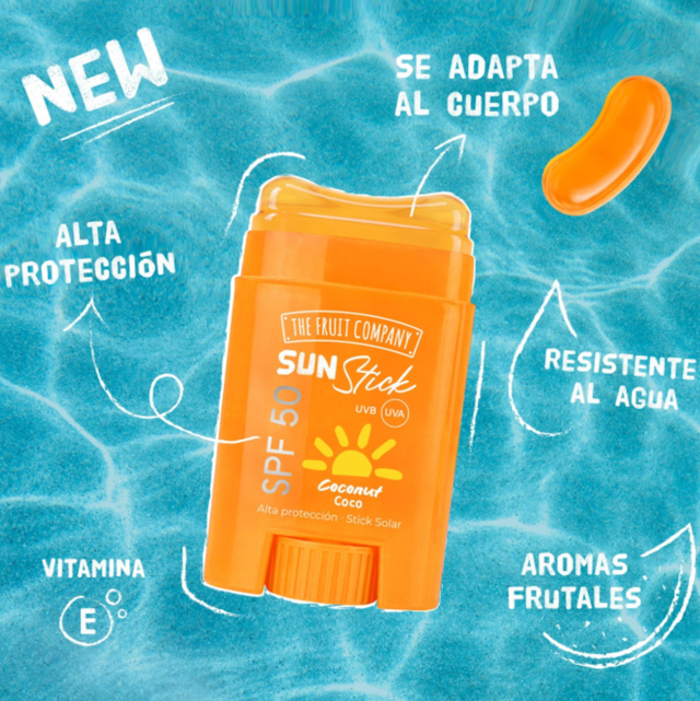 Protector Solar Invisible en Stick SPF 50+ Coco – The Fruit Company
