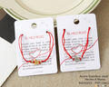 Pulseras hilo rojo