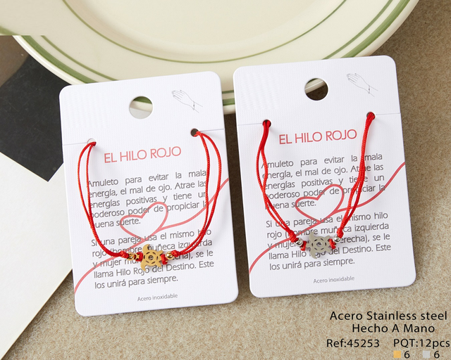 Pulsera de Hilo Rojo con Amuleto de la Suerte