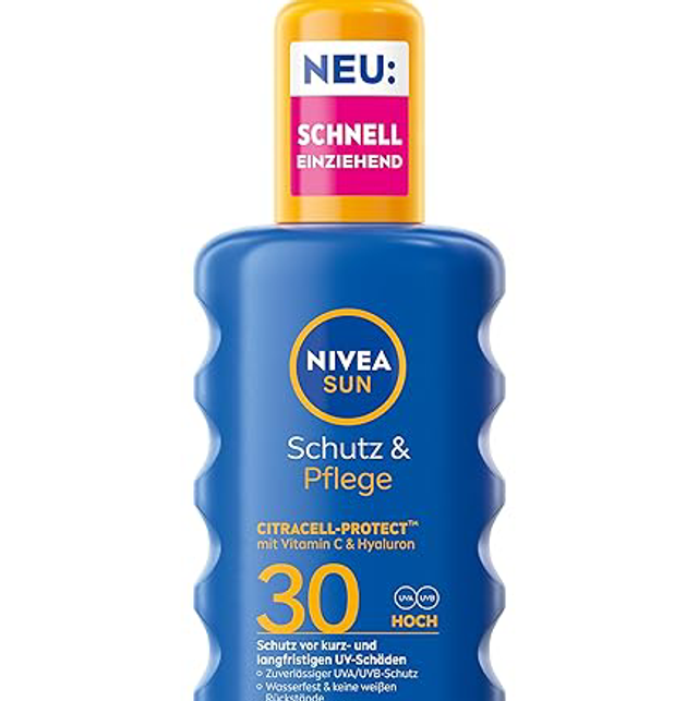 NIVEA Sun Spray Solar SPF 30 – Protección Alta de Absorción Rápida