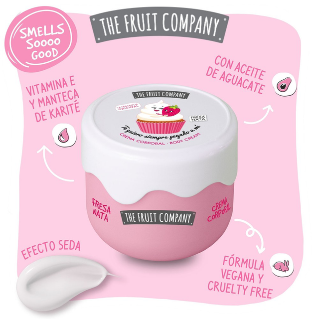 Crema corporal fresa /nata