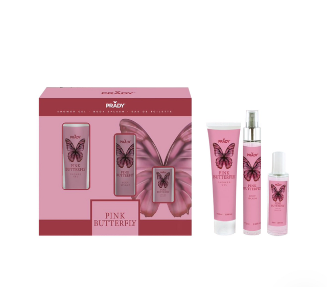 🦋 Set Pink Butterfly Prady – Delicadeza y Elegancia en Cada Aplicación