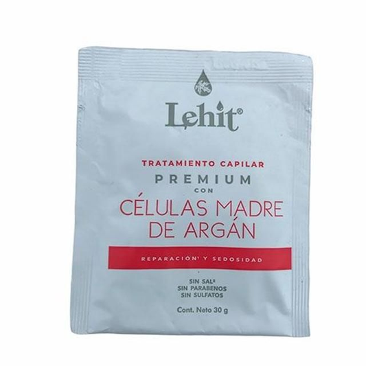 Lehit Tratamiento Capilar Premium Células Madre De Argán - Sachet 30gr