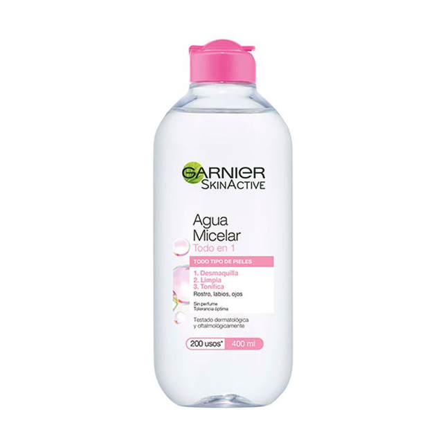 Agua micelar piel sensible